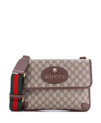 Medium Neo Vintage Flap Messenger GG Coated Canvas