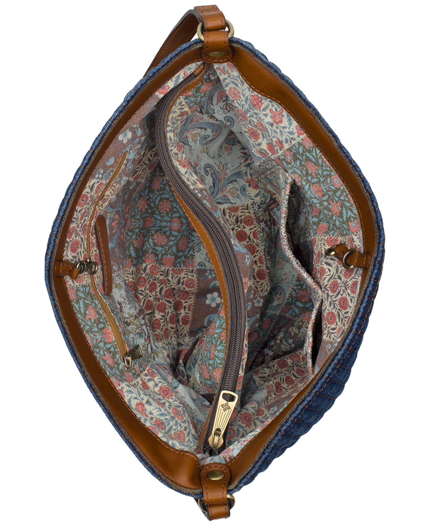 Женская сумка Patricia Nash Thora Small Quilted Denim Crossbody, цвет: Джинсовый — фото 4