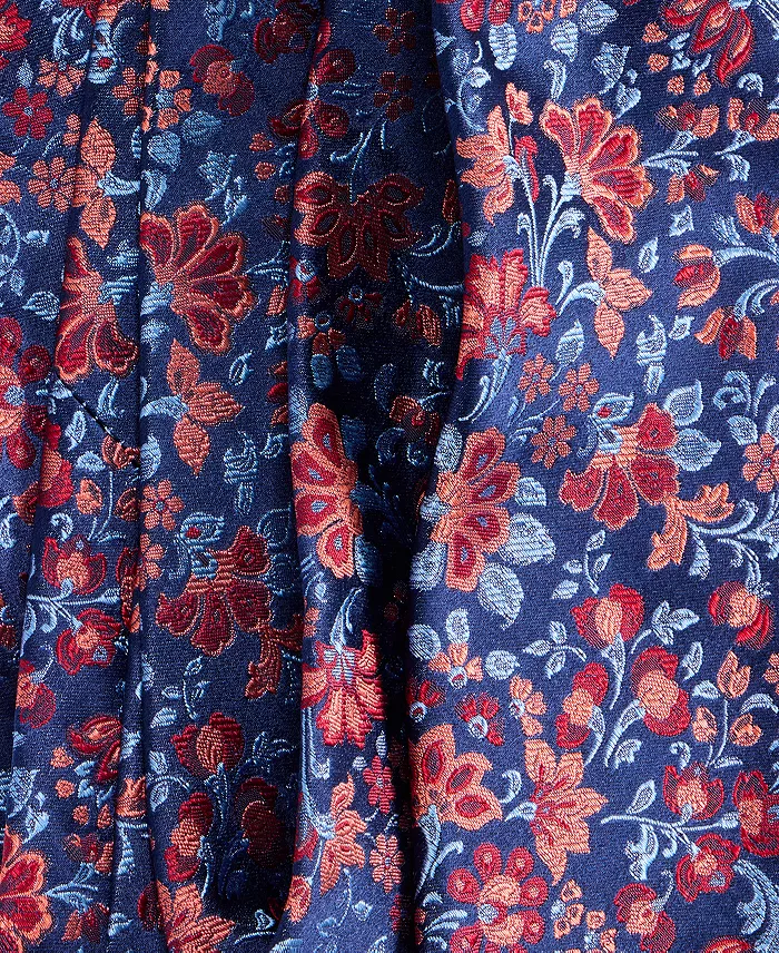 Men's Floral Classic Silk Tie - thumbnail 3