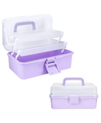 Tackle Box Organizer 3-Layer Craft Storage Case