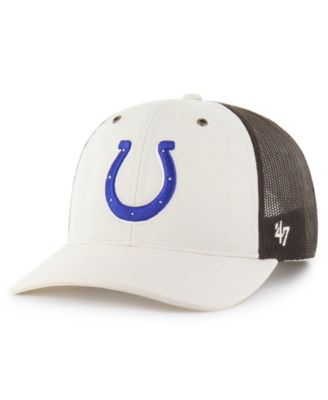 Carhartt x '47 Men's Natural/Brown Indianapolis Colts Undyed Trucker Adjustable Hat