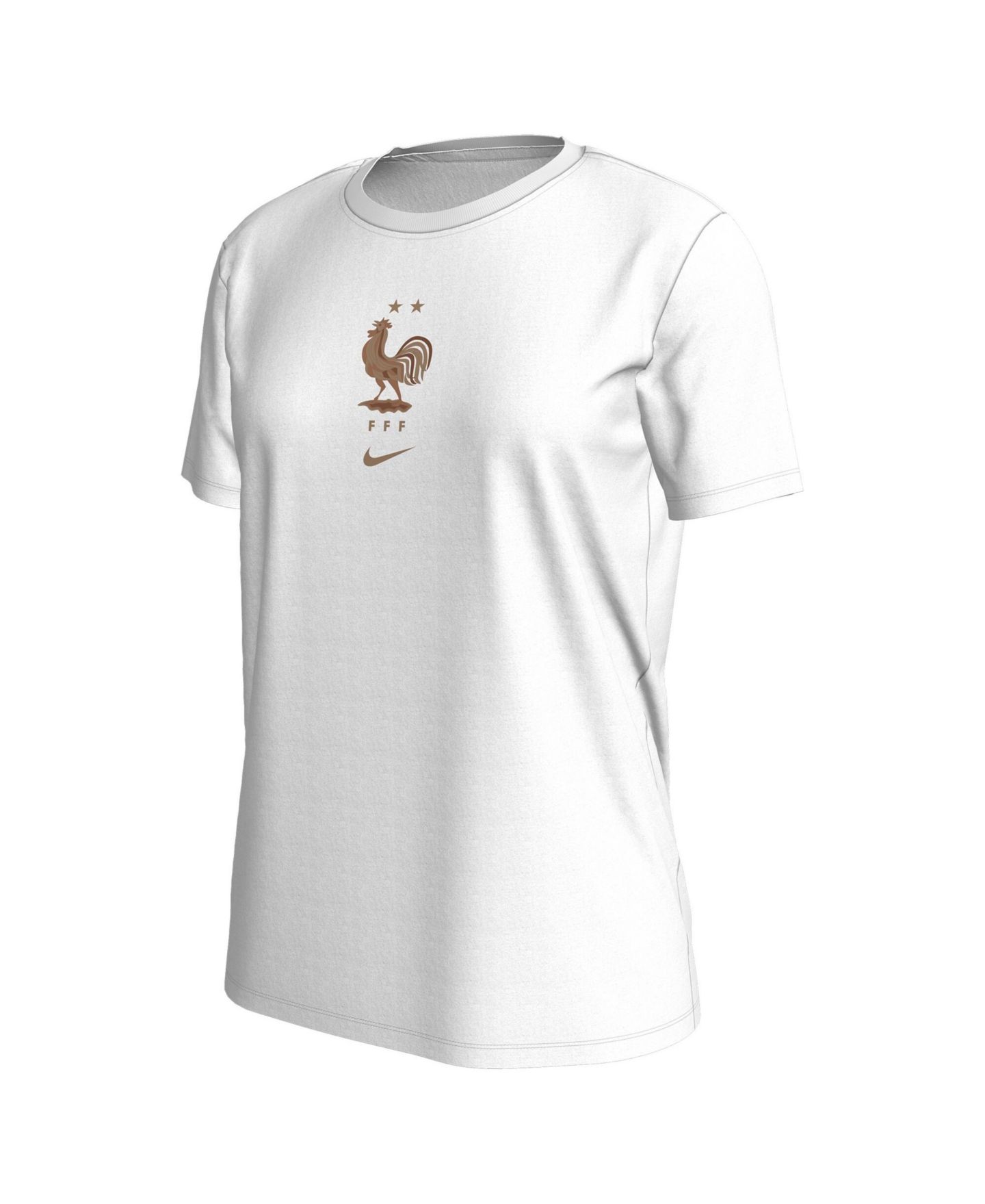 Женская футболка Nike White France National Team Crest — фото 2