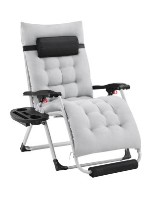 29" Zero Gravity Chair Folding Recliner Lounge