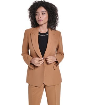 Petite Peak One-Button Blazer
