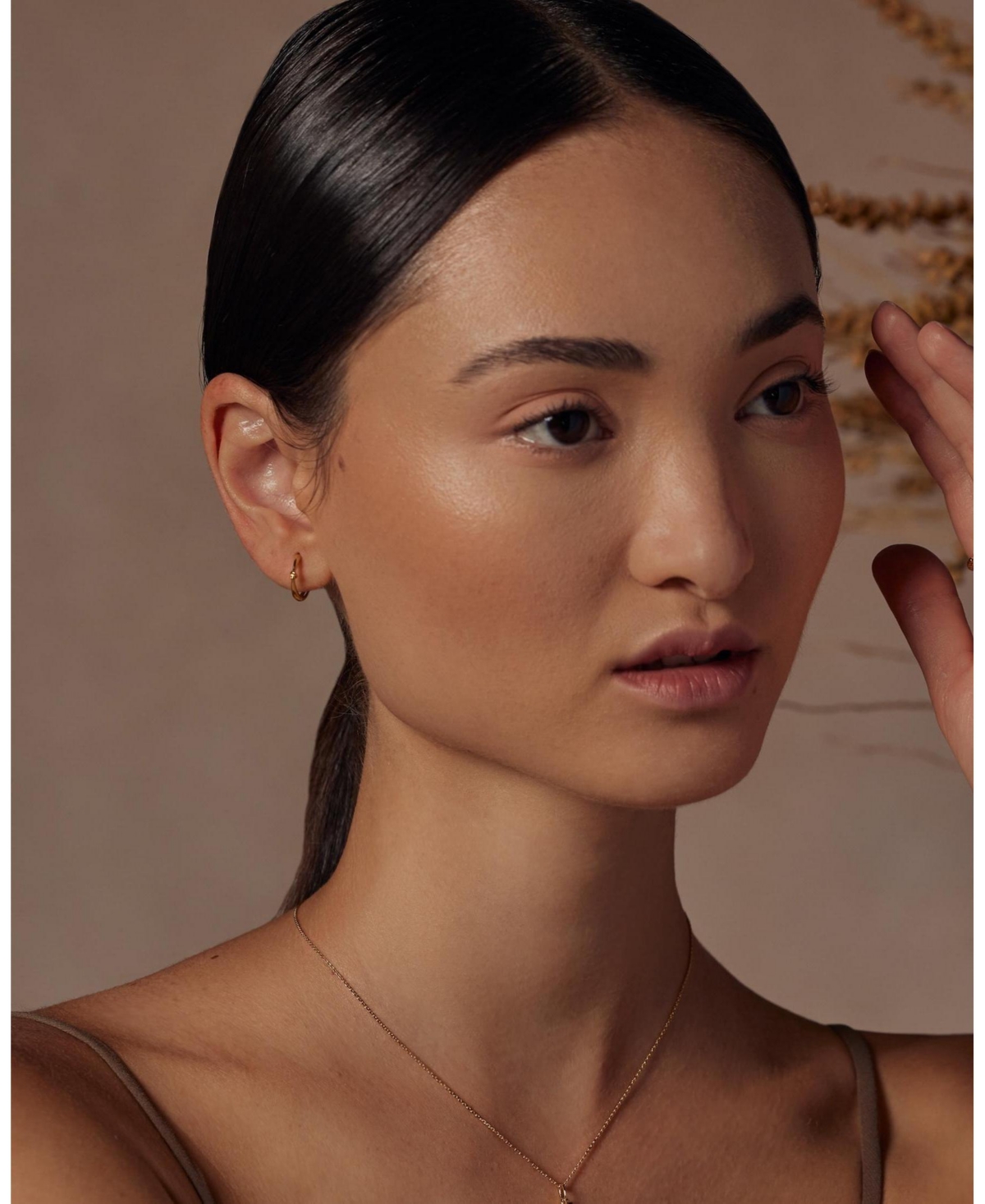 Sterling Silver 18k Gold Plated Hannah Tangled Hoop Earrings
