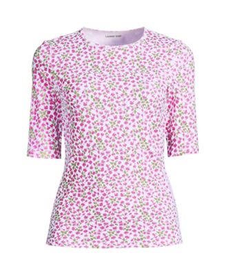 Women's SunShade UPF 50 Elbow Sleeve Rash Guard Swim Tee