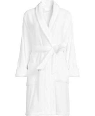 Women's Soft Terry Long Sleeve Knee Length Robe