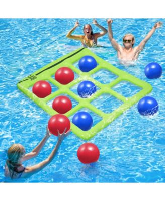 10 Balls Inflatable Tic Tac Pool Game 2-10 Players
