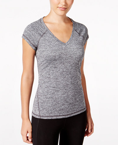 Ideology Rapidry Heathered Performance T-Shirt, Only at Macy's