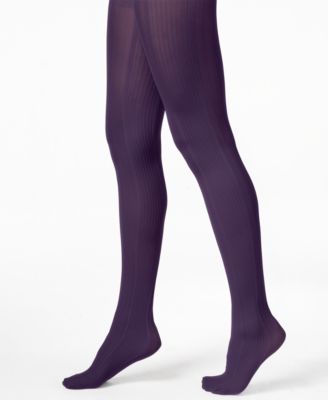 Hue - Variegated Stripe Control Top Tights