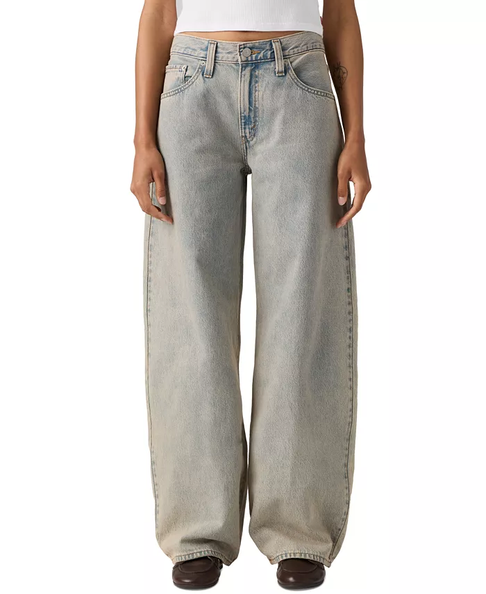 Women's Mid-Rise Middy Balloon Jeans - thumbnail 5