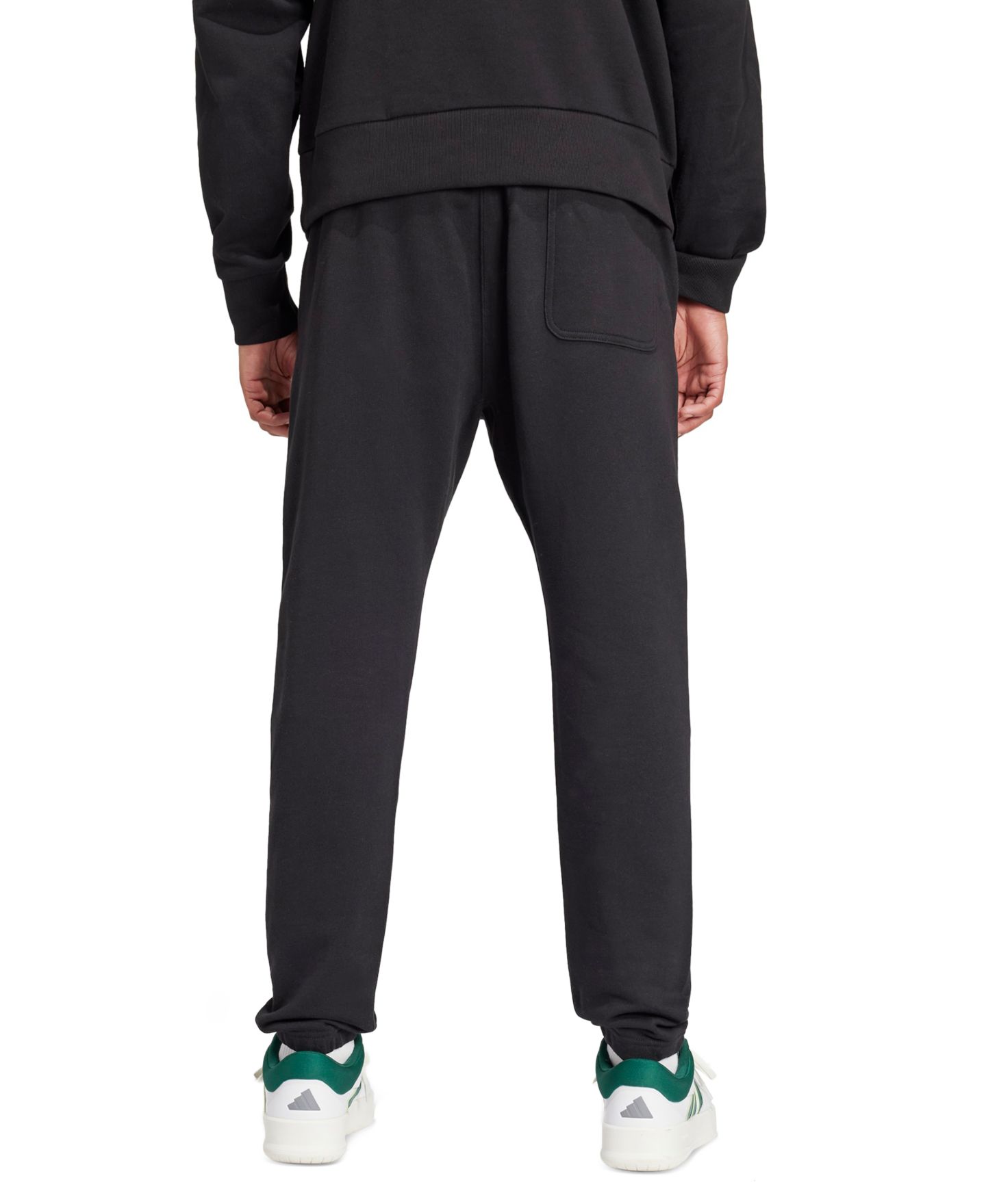 Мужские брюки adidas Season French Terry Regular-Fit Tapered, цвет: Чёрный — фото 5