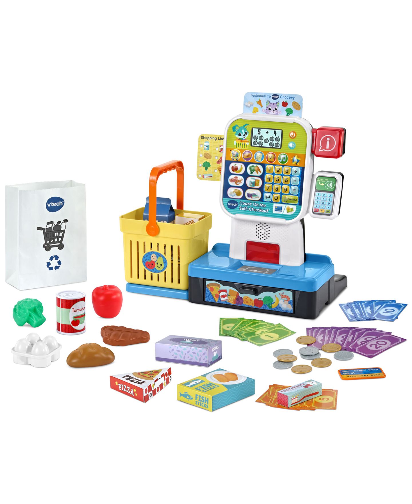 Детский игровой набор VTech Count On Me Self-Checkout Play Set, Ages 3+ — фото 2