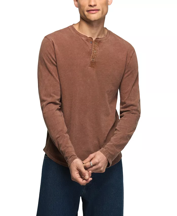 Men's Long-Sleeve Weekend Slub Henley Shirt - thumbnail 5