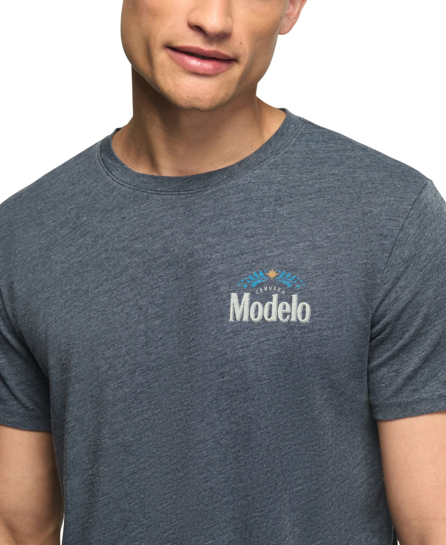 Мужская футболка Lucky Brand Modelo Graphic Short-Sleeve, цвет: Dress Blues — фото 4