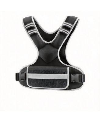 12-18lb Weighted Vest Adjustable Iron Sand Weights Shoulder Pads Pocket Fitness