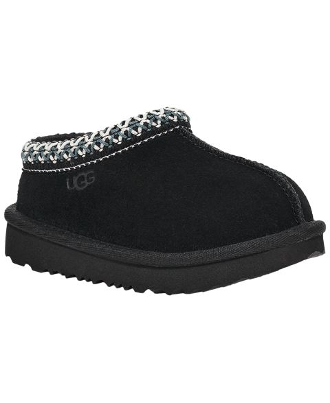 Тапочки UGG® Tasman II Slip-On Slippers для девочек-малышей, цвет: Чёрный
