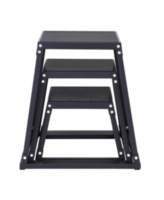 Plyometric Jump Box Fitness Exercise Plyo Box Step Cross