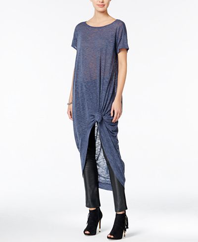chelsea sky High-Low Knot Tunic, Only at Macy's