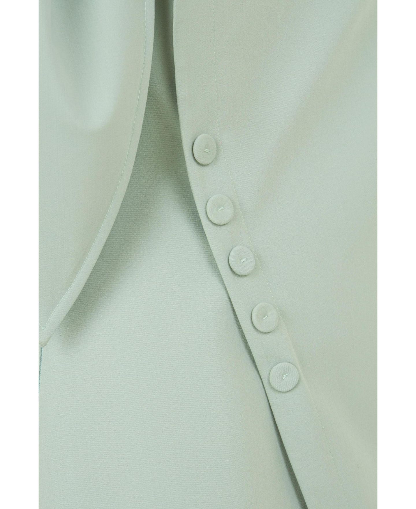 Женская блузка NOCTURNE Shoulder-Tie, цвет: Пастельный зелёный — фото 8