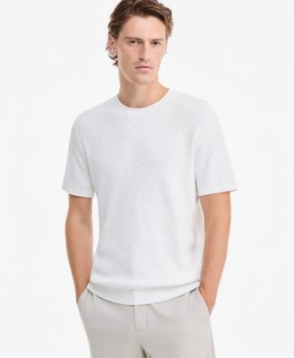 Men's Basketweave Sweater T-Shirt
