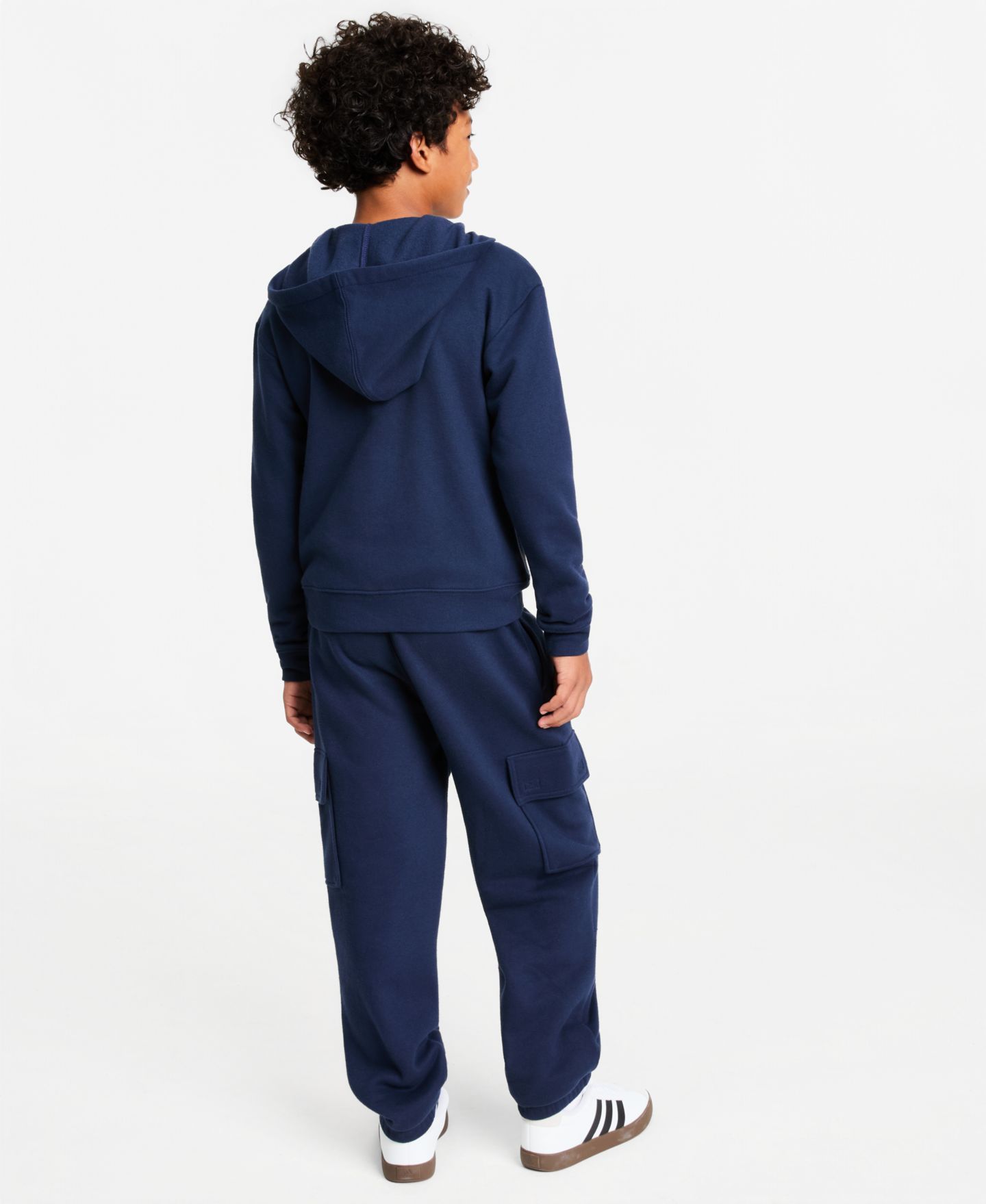 Худи Epic Threads Fleece Zip-Up для мальчиков, цвет: Серый — фото 6