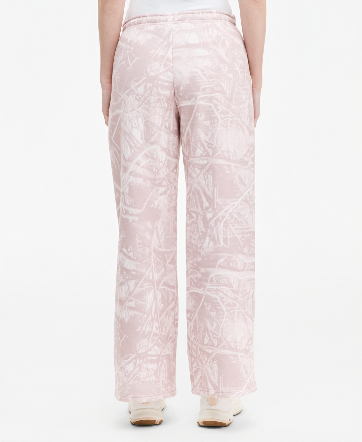 Puma Women's Ess Camo Wide-Leg Fleece Sweatpants