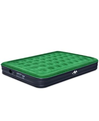 Nature Nest 10" Queen Air Mattress with Built-In Detachable Pump, Fast 3-Min Inflation, Portable Inflatable Bed for Camping and Guests