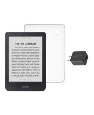 Clara BW  6 inch 16GB eReader with Clear Case and AC Bundle