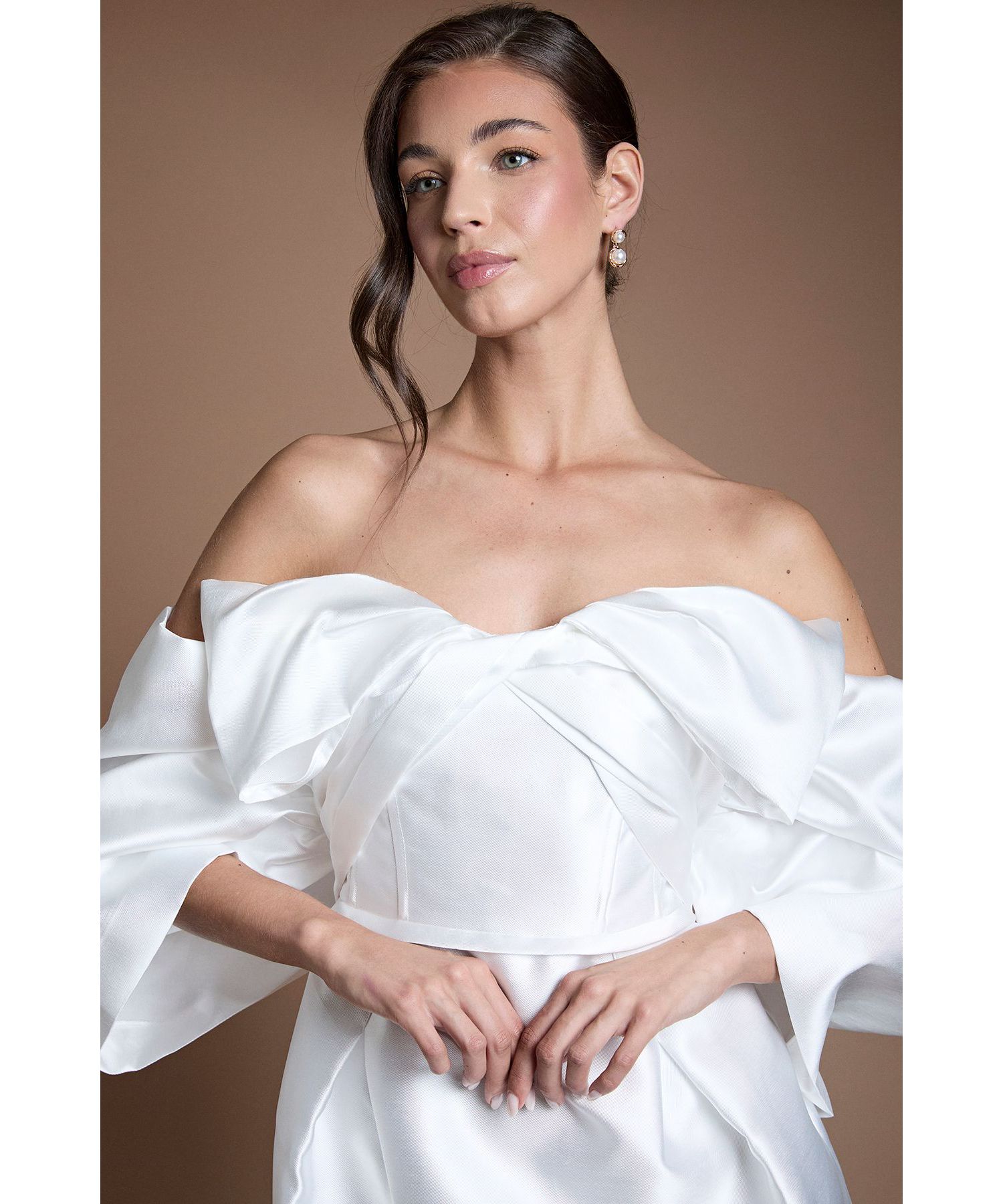 Women's Corset Off-Shoulder Bridal Dress