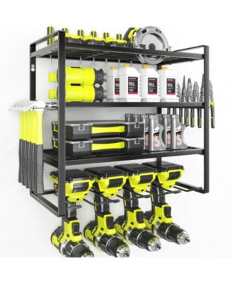 Power Tool Organizer Wall Mount Rack Drill Holder Pliers Hammer Storage