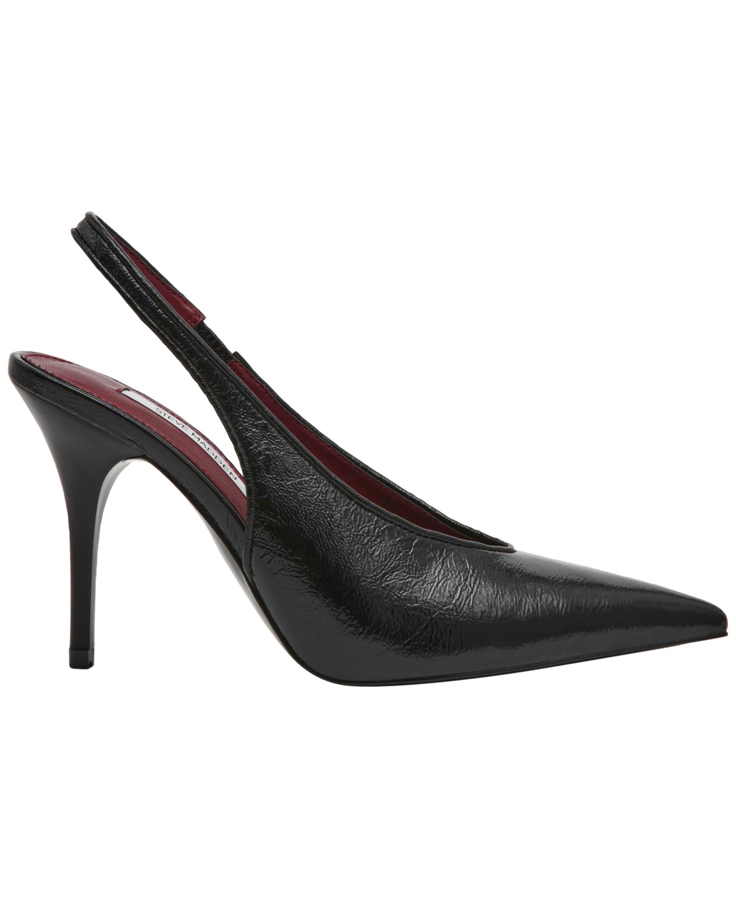 Женские туфли Steve Madden Andromeda Slingback Pumps, цвет: Чёрный блестящий — фото 2