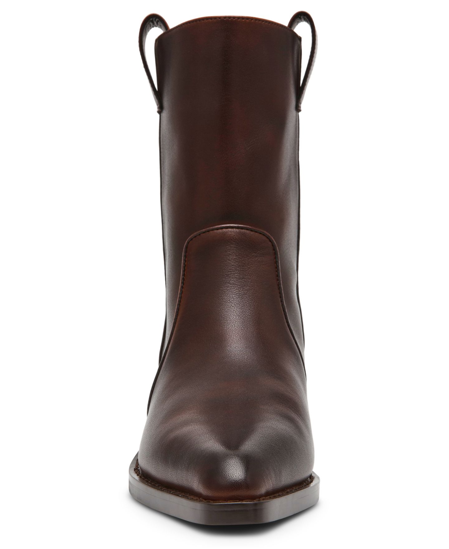 Женские ботинки Steve Madden Vinny Stovepipe Western Booties, цвет: Чёрный блестящий — фото 7