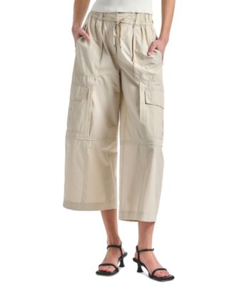 Women's Ruth Cropped High-Rise Wide-Leg Cargo Pants