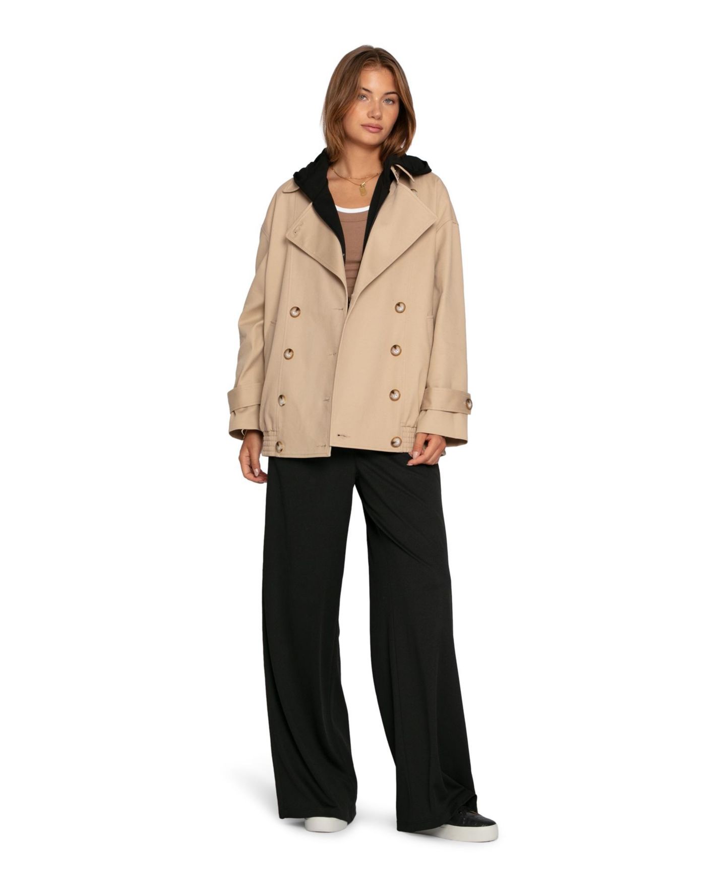 Женская куртка Belle & Bloom Weekend Trench Bomber, цвет: Рыжевато-коричневый — фото 7
