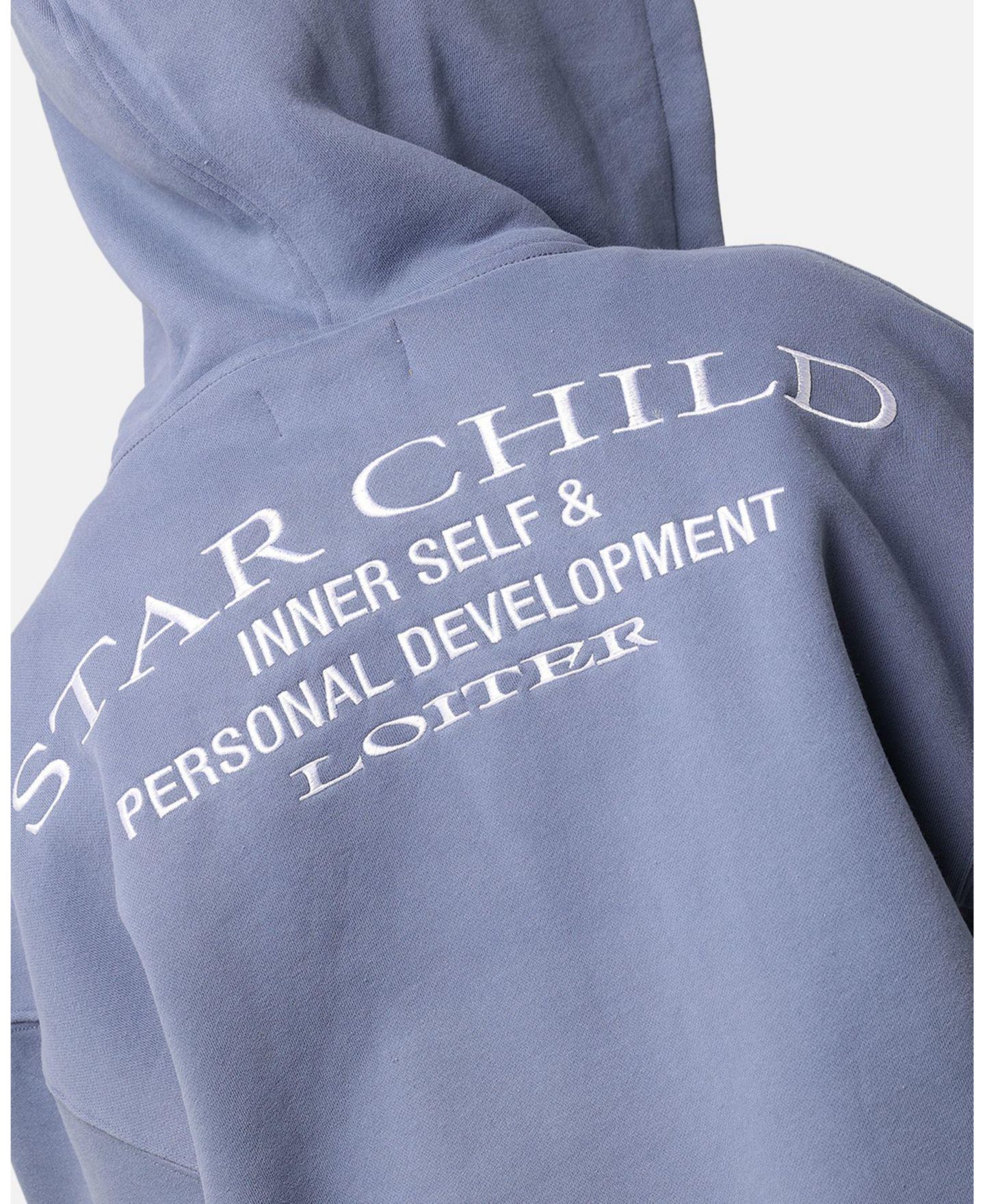 Мужское худи Loiter Star Child Zip, цвет: Синий — фото 7