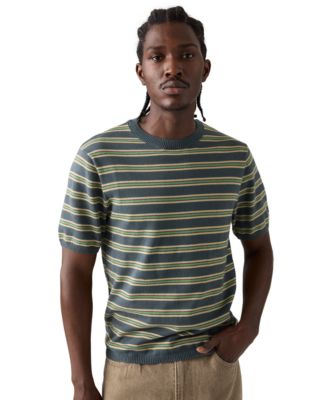 Men's Striped Soft Knit T-Shirt