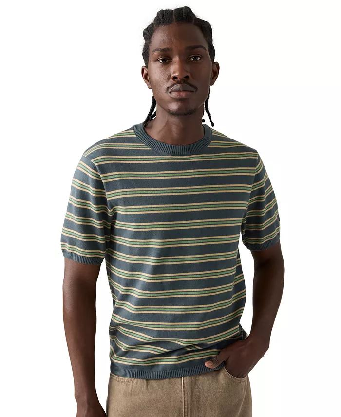 Men's Striped Soft Knit T-Shirt
