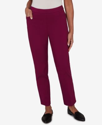 Petite Colored Allure Stretch Short-Length Pants