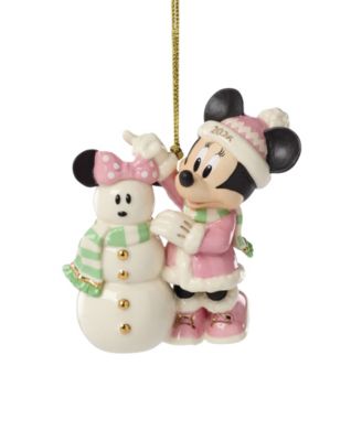 2026 Minnie Mouse's Matching Snowman Ornament
