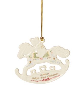 2026 Baby's 1st Christmas Rocking Horse Ornament
