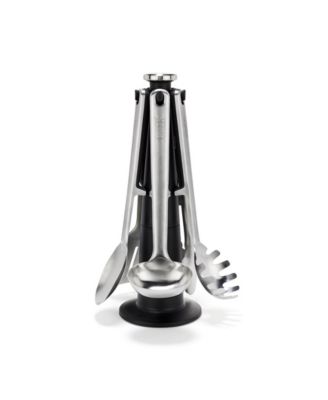 Elevate Steel 5-Piece Utensil Set with Carousel
