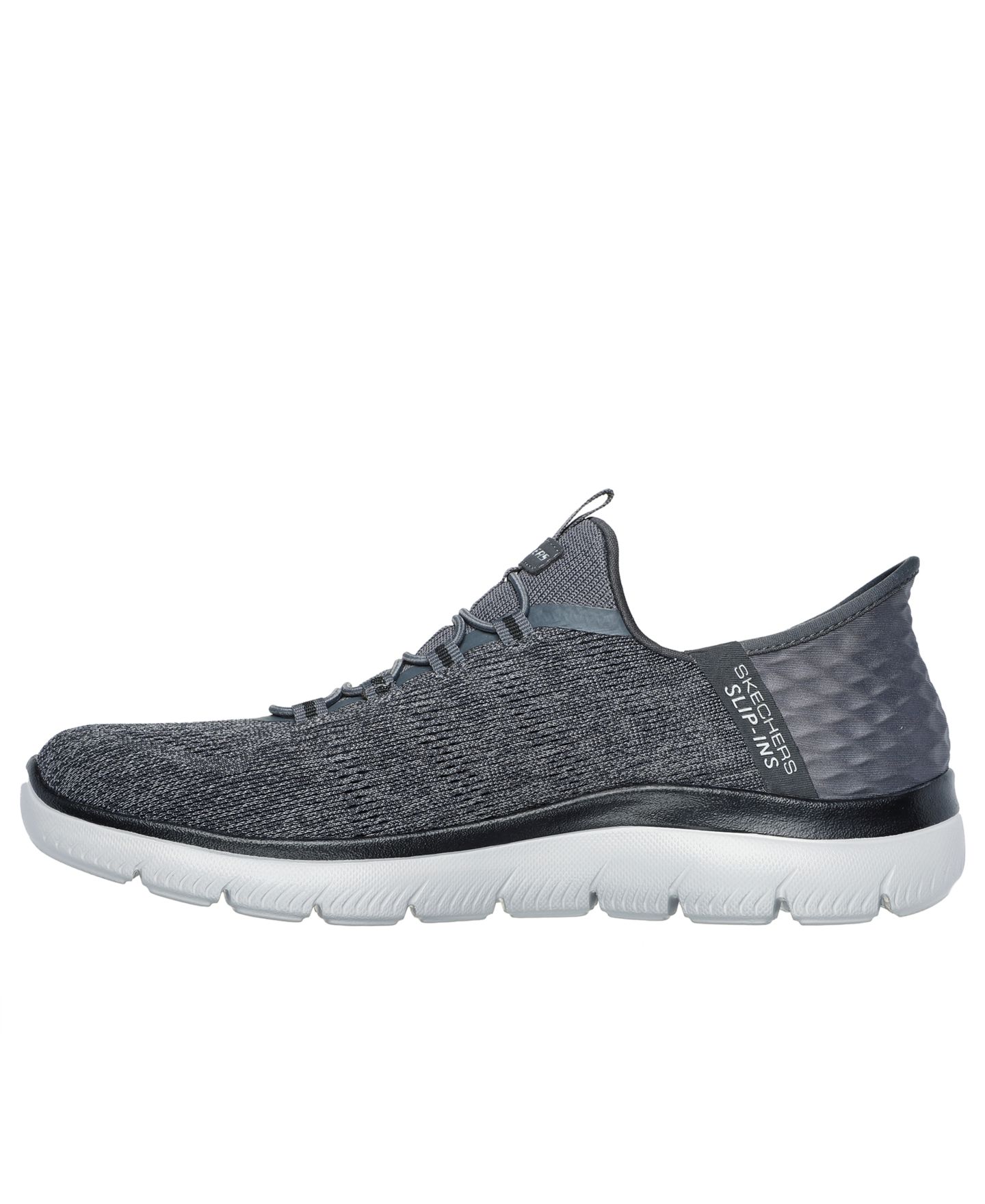 Мужские кроссовки Skechers Slip-Ins: Summits - Key Pace Walking, цвет: Угольный — фото 3