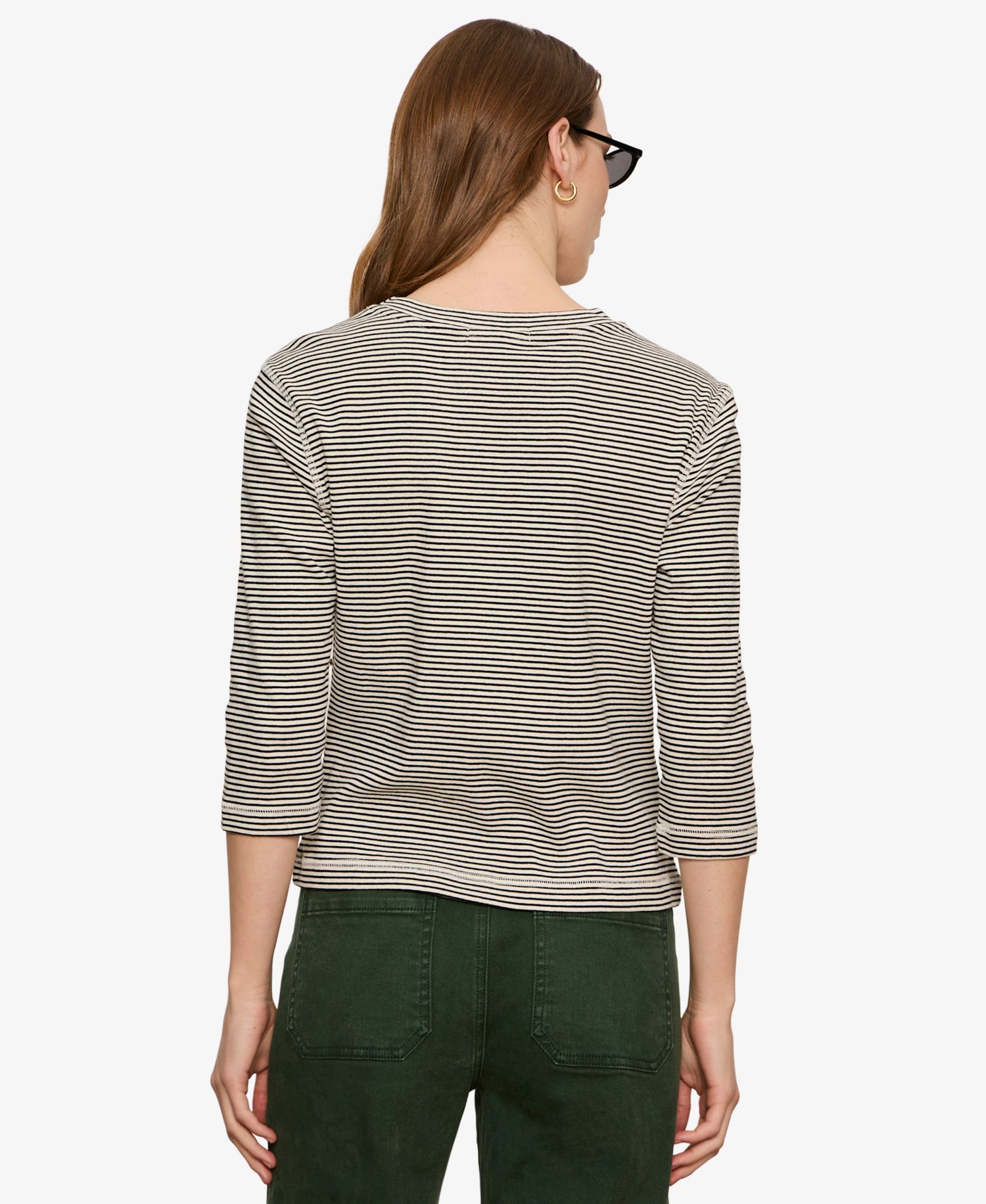 Women's 3/4-Length-Sleeve Crewneck T-Shirt