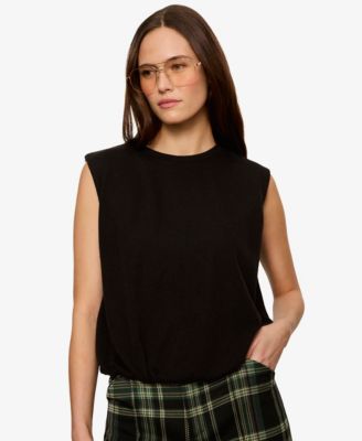 Women's Quinn Boatneck Bubble Top