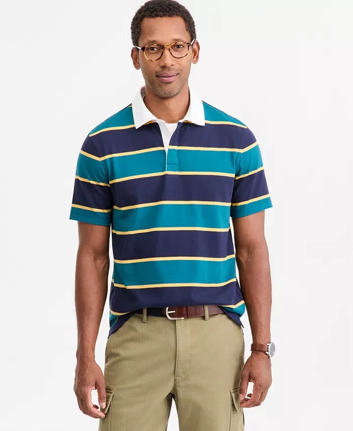 Men's Stripe Short-Sleeve Rugby Shirt - thumbnail 9