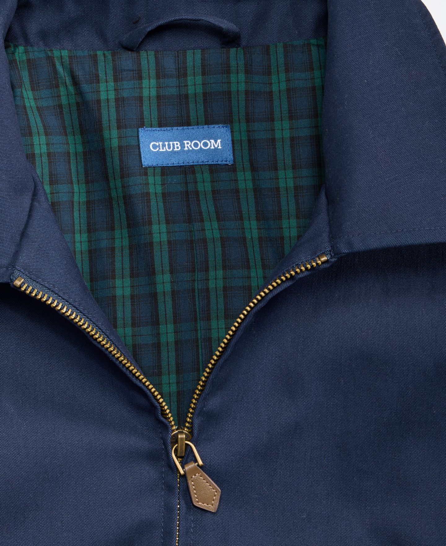 Мужская куртка Club Room Lightweight Harrington, цвет: Тёмно-синий — фото 5
