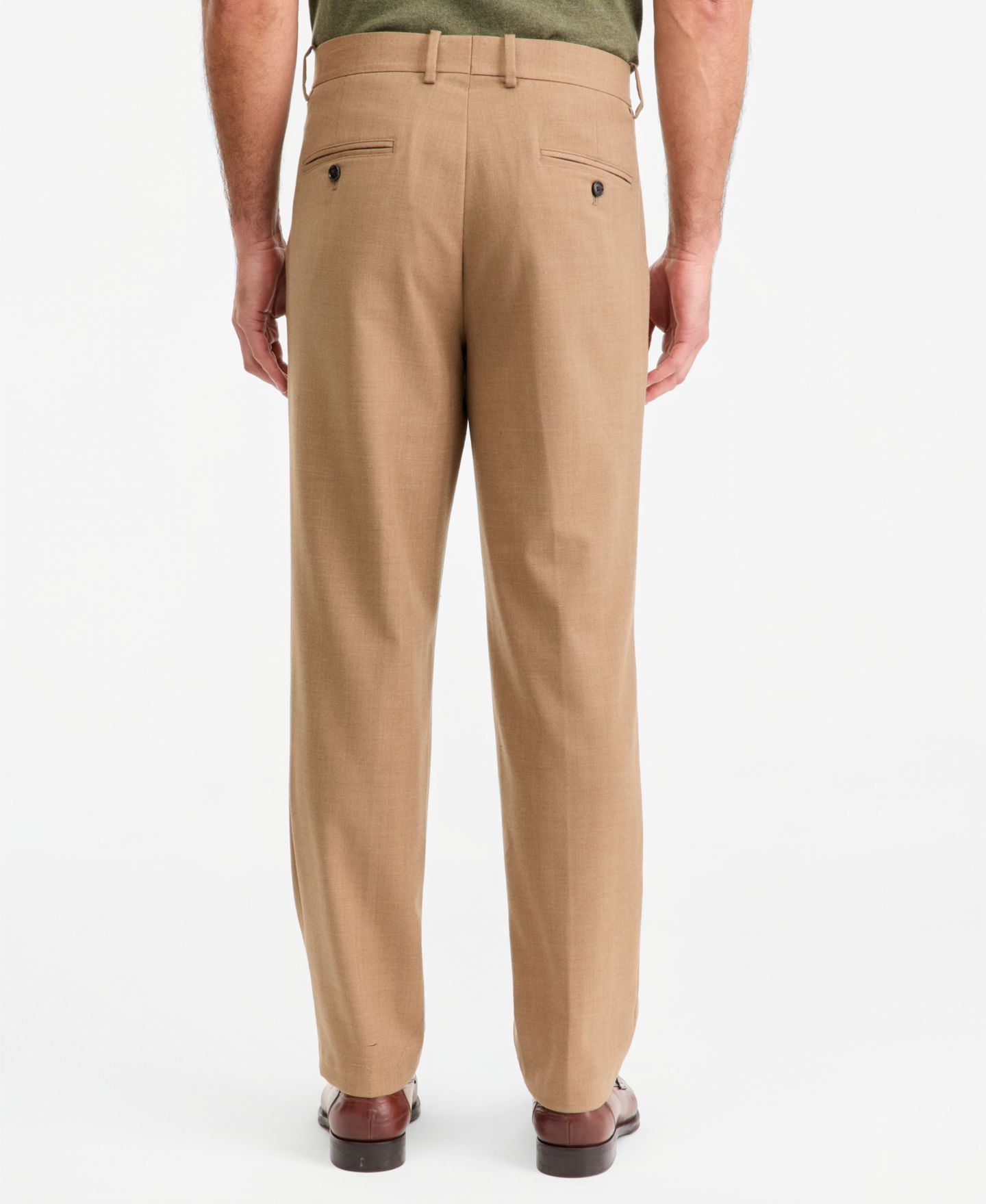 Мужские брюки Club Room Regular-Fit Pleated Stretch Dress Pants, цвет: Коричневый — фото 2
