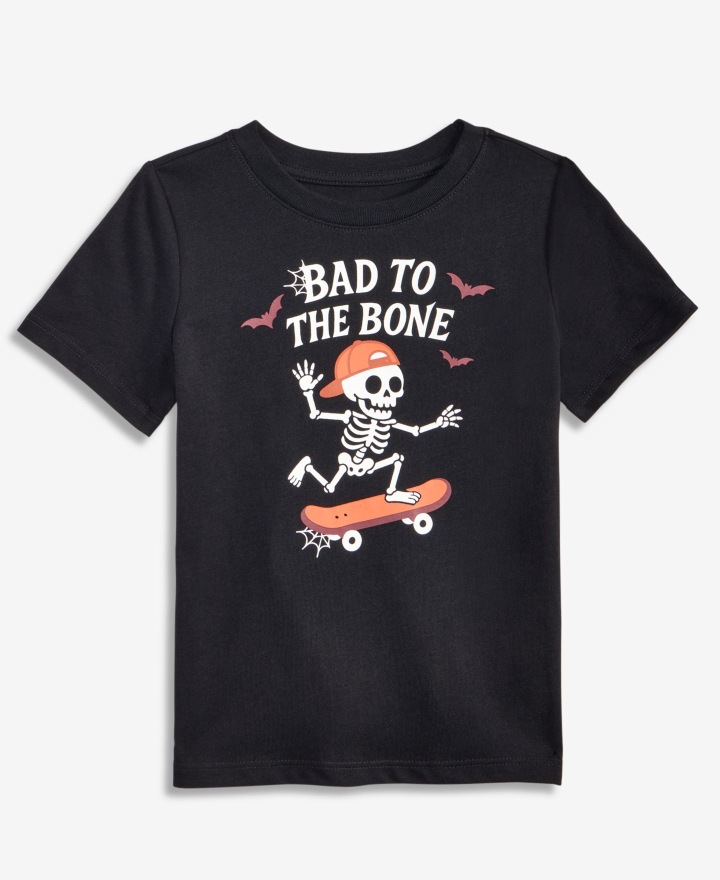 Футболка Epic Threads Short-Sleeve Bad to The Bone T-Shirt для мальчиков-малышей, цвет: Глубокий чёрный — фото 1