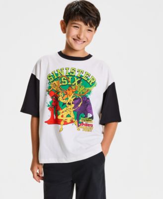Boys' XS-XL Spider-Man Sinister Six Graphic T-Shirt